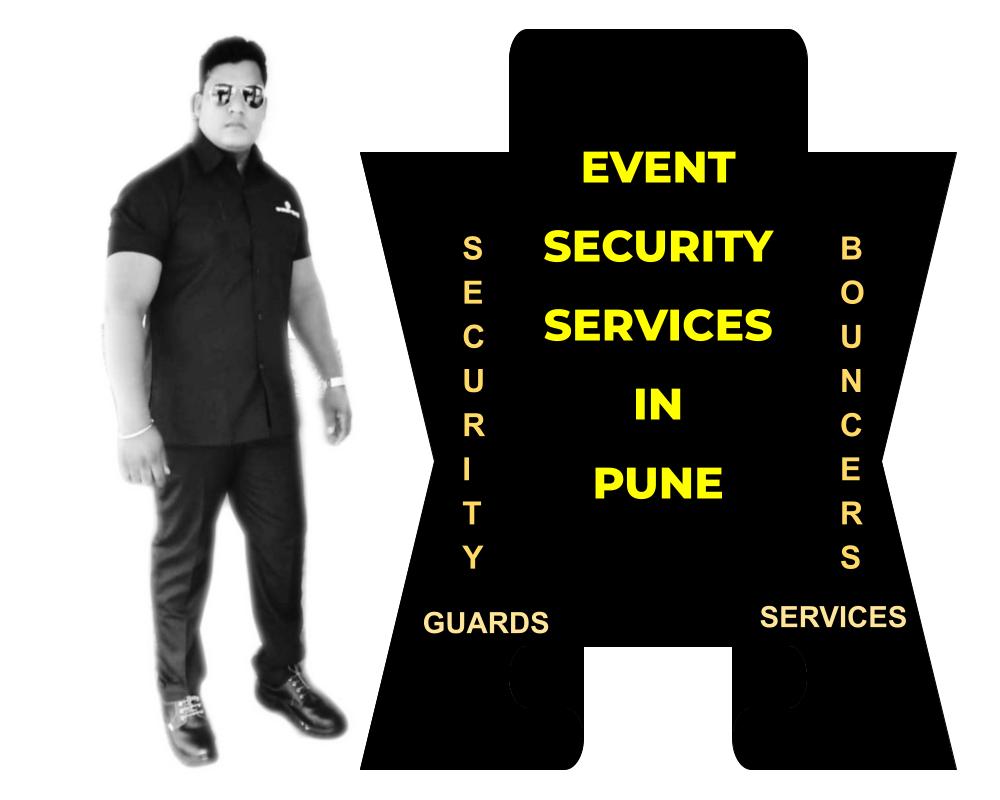 Bouncer doing protecting the event.