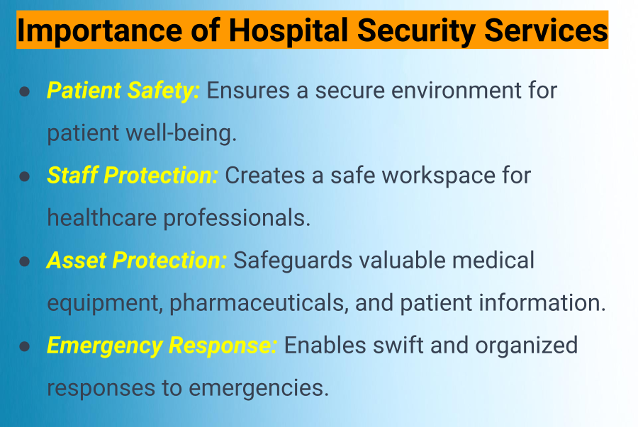 Importance of Hospital Security Services